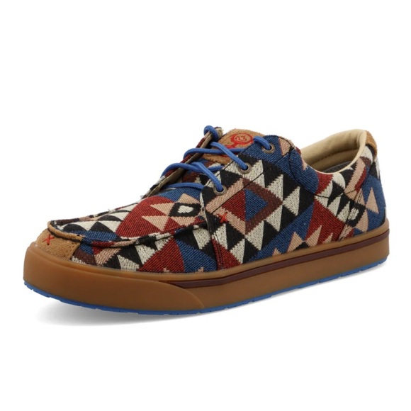 Twisted X Shoes - Twisted X Boots Women’s Size 7.5 Aztec Southwestern Red Blue Graphic Hooey Shoes